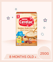 Load image into Gallery viewer, Cerelac Infant Cereal Wheat, Honey &amp; Dates 250g Box
