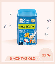 Load image into Gallery viewer, Gerber Powerblend Probiotic Cereal Oatmeal Lentil Peach &amp; Apple
