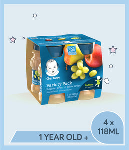 Gerber Fruit Juice Variety Pack (473ml)