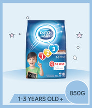 Load image into Gallery viewer, Dutch Lady 123 Chocolate 850g Pouch
