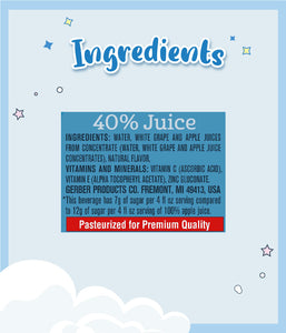 Gerber® Strawberry Kiwi Flavor Water & Fruit Juice