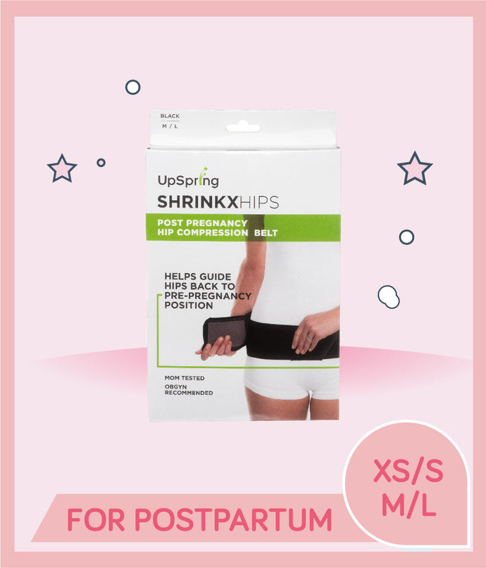 Upspring Shrinkx Hips Ultra Postpartum Hip Compression Belt (Black)