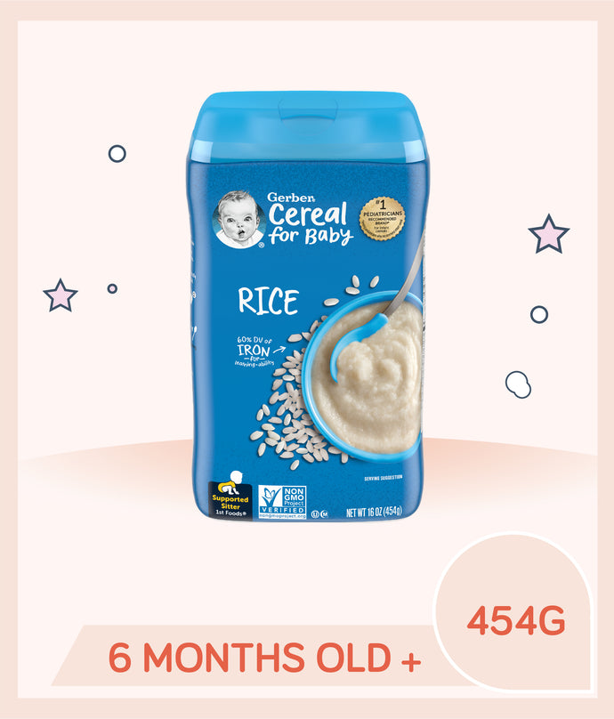 Gerber Single Grain Rice Cereal 454g